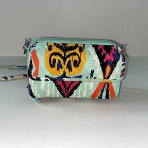 Teal, mint Vera Bradley crossbody with built in wallet